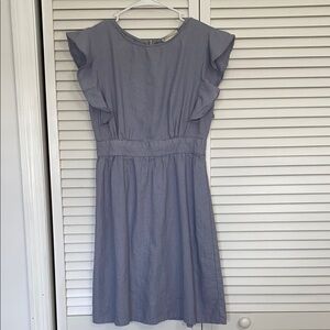 Cynthia Rowley Blue Midi Sundress Cap Sleeve
